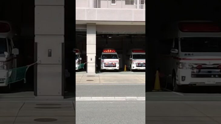 【福岡市消防局】救急車緊急走行⑪