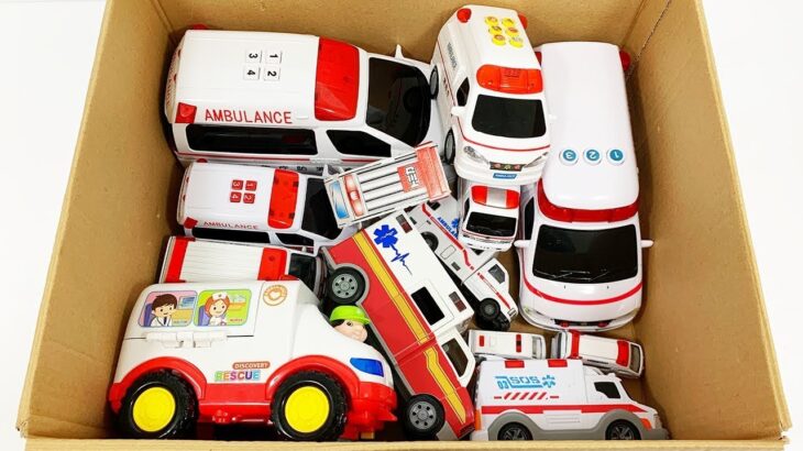 救急車 おもちゃ ミニカーが走る！緊急走行☆サイレンあり