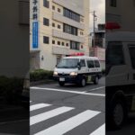 警戒走行で駆ける、大阪名物ボンゴパトカー #はたらくくるま #緊急車両 #緊急走行 #緊急車両 #大阪府警 #traffic #パトカー #police