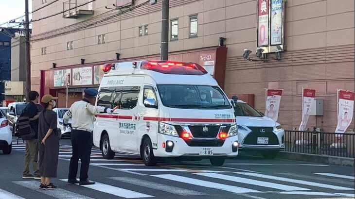 【緊急走行】車天国に入り込む。茨木市消防本部　下穂積￼救急隊