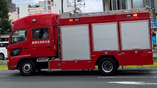 【緊急走行】豊橋市消防本部　中消防署ポンプ車