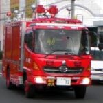 消防車緊急走行【687】堺市消防局　空気充填車【Japanese fire enjine】