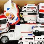 救急車のミニカー走る！緊急走行テスト！坂道走る☆Ambulance miniature car runs! Emergency driving test! Running downhill