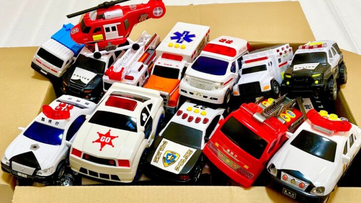 おもちゃの『救急車🚑』『パトカー🚓』がサイレン鳴らして緊急走行 1️⃣7️⃣