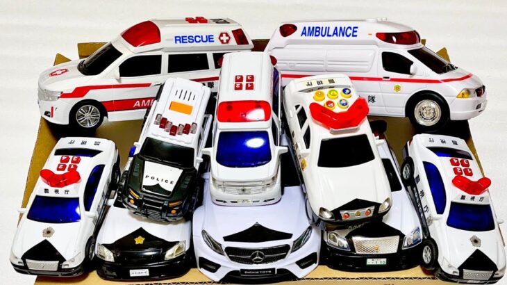 おもちゃの『救急車🚑』『パトカー🚓』がサイレン鳴らして緊急走行 5️⃣6️⃣