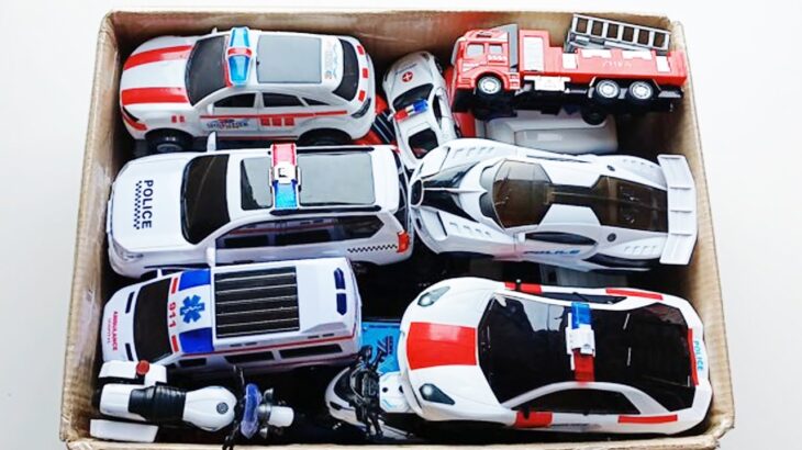 救急車のミニカー走る！緊急走行テスト。🩸 Police Cars 🚓, Ambulance Cars 🚑, And Fire Truck 🚒, Etc.| Road With The Horn |16