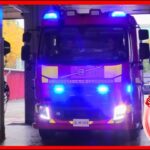 ST.TOMSGÅRDEN (M103) ABA brandbil i udrykning Feuerwehr auf Einsatzfahrt 緊急走行 消防車