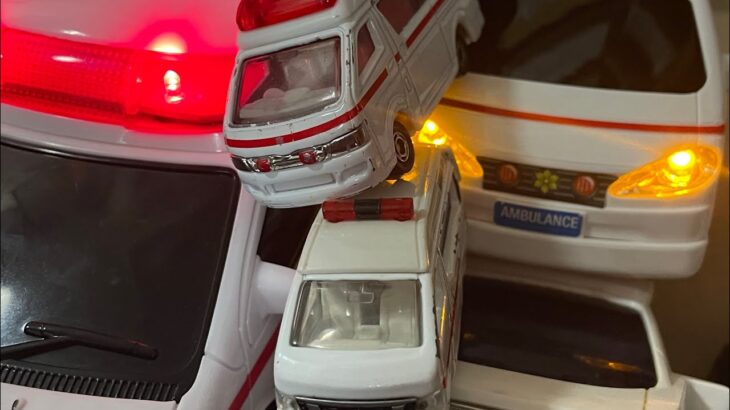 【ピポピポダッシュ】救急車サイレン緊急走行テスト坂道を走るよー！