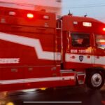 大府市消防　救助隊￼　緊急走行で赤信号の交差点に侵入！