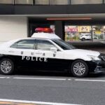 愛知県警　パトカー　通勤時間帯の緊急走行