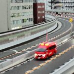 阪神高速を走行する緊急車両たち | 扇町カーブ定点カメラ