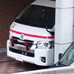 北九州市消防局 救急車 石峯分署救急ほくしょう24が緊急走行開始。病院搬送。