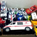 Miniature McQueen dump truck 走行テスト | “Ambulance” Minicar runs in Slope driving test mini police car