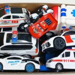 救急車のミニカー走る！緊急走行テスト。🔥 Police Cars 🚓, Ambulance Cars 🚑, And Fire Truck 🚒, Etc.| Road With The Horn |44