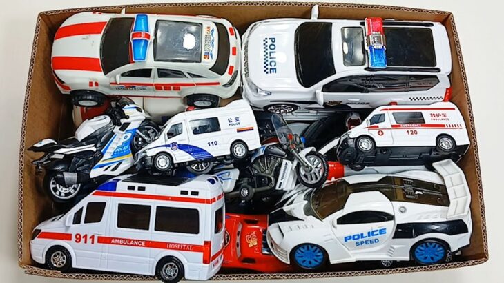 救急車のミニカー走る！緊急走行テスト。🔥 Police Cars 🚓, Ambulance Cars 🚑, And Fire Truck 🚒, Etc.| Road With The Horn |50