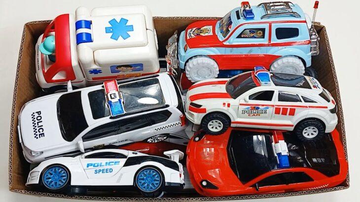 救急車のミニカー走る！緊急走行テスト。🔥 Police Cars 🚓, Ambulance Cars 🚑, And Fire Truck 🚒, Etc.| Road With The Horn |68