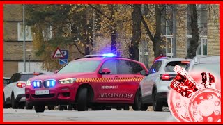 ST.LYNGBY (LYP1) ABA SKOLE. beredskab øst brandbil i udrykning Feuerwehr auf Einsatzfahrt 緊急走行 消防車