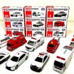 トミカ☆緊急車両のミニカーを集めて走行する。Tomica collects and drives miniature emergency vehicles.
