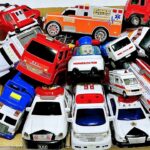 【パトカー🚓救急車🚑消防車🚒】おもちゃのミニカーで緊急走行テスト！サイレン鳴る