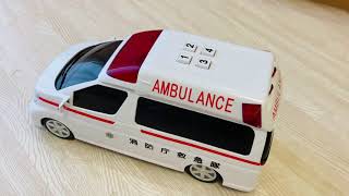 救急車★ピポピポ サイレン音 はたらくくるま おもちゃ サウンドカー 緊急車両