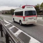 福岡市消防局 救急車 早良本署第一救急41 緊急走行。現場到着。