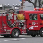 消防車緊急走行【779】大阪市消防局　江戸堀ST【Japanese fire enjine】