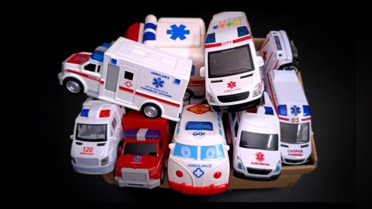 Ambulance minicar runs! Emergency driving test! 救急車のミニカー走る！緊急走行テスト！坂道走行