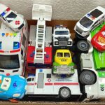Dump truck, 消防車をチェック!坂道を緊  急走行するよ!Check out ambulance police car fire truck! run on the slope.
