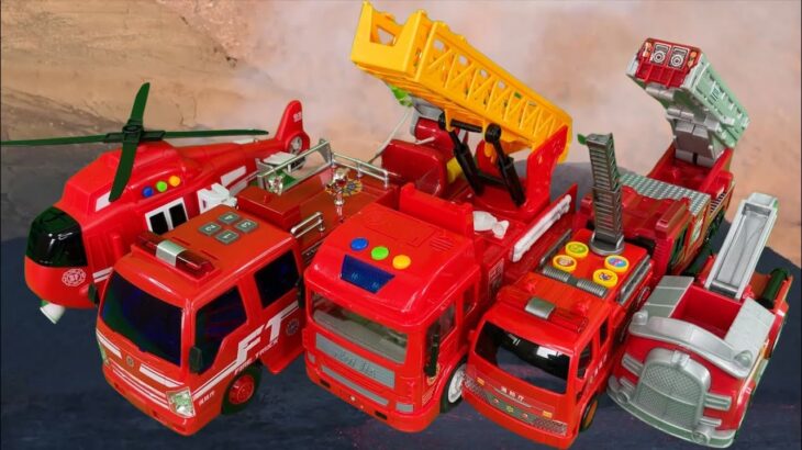 Kids Special! Fire Truck’s Emergency Slope Test on a Volcano☆キッズ向け！消防車の火山坂道緊急走行テスト☆