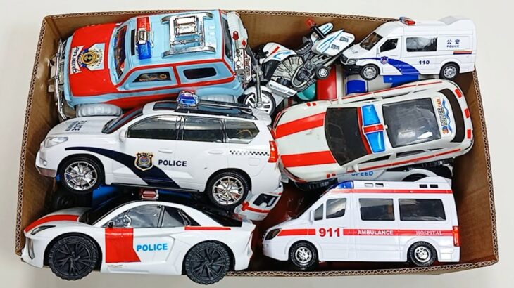 救急車のミニカー走る！緊急走行テスト。🔥 Police Cars 🚓, Ambulance Cars 🚑, And Fire Truck 🚒, Etc| Road With The Horn |102
