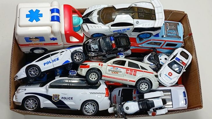 救急車のミニカー走る！緊急走行テスト。🔥 Police Cars 🚓, Ambulance Cars 🚑, And Fire Truck 🚒, Etc.| Road With The Horn 110