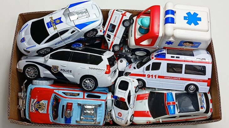 救急車のミニカー走る！緊急走行テスト。🔥 Police Cars 🚓, Ambulance Cars 🚑, And Fire Truck 🚒, Etc.| Road With The Horn 112