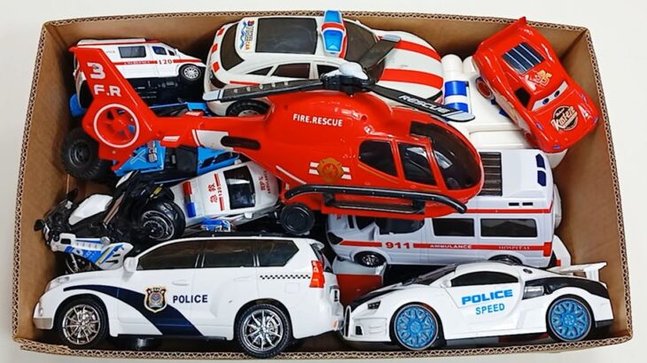 救急車のミニカー走る！緊急走行テスト。🔥 Police Cars 🚓, Ambulance Cars 🚑, And Fire Truck 🚒, Etc.| Road With The Horn 116