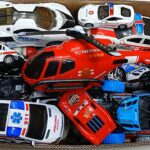 救急車のミニカー走る！緊急走行テスト。🔥 Police Cars 🚓, Ambulance Cars 🚑, And Fire Truck 🚒, Etc.| Road With The Horn 131
