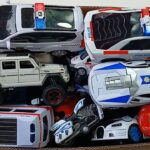救急車のミニカー走る！緊急走行テスト。🔥 Police Cars 🚓, Ambulance Cars 🚑, And Fire Truck 🚒, Etc.| Road With The Horn 132