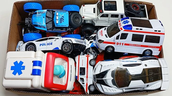 救急車のミニカー走る！緊急走行テスト。🔥 Police Cars 🚓, Ambulance Cars 🚑, And Fire Truck 🚒, Etc.| Road With The Horn |92