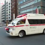 東京消防庁救急機動部隊救急車　緊急走行