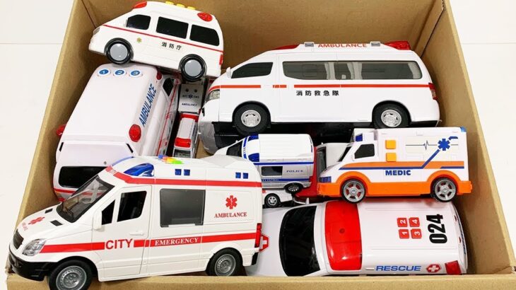 ピポピポ救急車★はたらくくるま サイレン音 サウンドカー 緊急車両