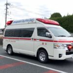 【緊急走行】国立循環器病研究センターの救急搬送に到着した！兵庫県の尼崎市消防局　アクティビーコン救急車