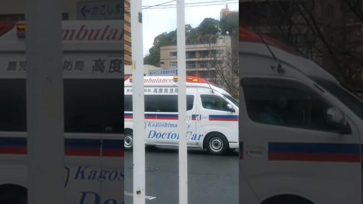 【緊急走行】鹿児島市消防局　高度救急隊ドクターカー