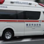 救急車、サイレンを鳴らして緊急走行【4K】