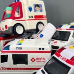 救急車のミニカー走る！坂道走行！緊急走行テスト。サイレンあり。Ambulance miniature car run! Emergency running test. With siren