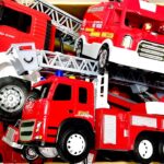 【消防車】サイレン鳴らして坂道緊急走行テストします！はたらくくるま集合☆| Fire Truck Siren Hill Test! Emergency Vehicles Collection☆