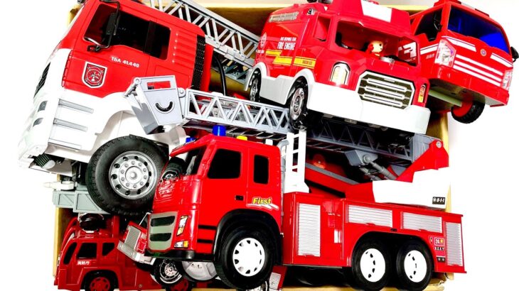 【消防車】サイレン鳴らして坂道緊急走行テストします！はたらくくるま集合☆| Fire Truck Siren Hill Test! Emergency Vehicles Collection☆