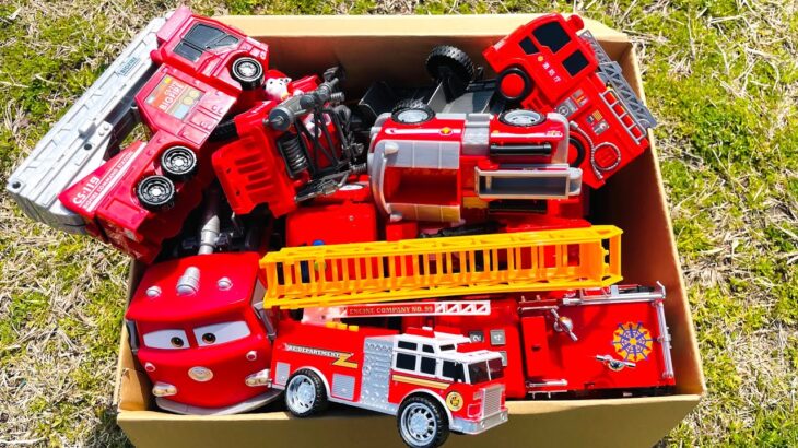 【消防車】坂道走行テスト！サイレン鳴ります！はたらくくるま☆| Fire Truck Slope Test! Sirens Blaring! Working Vehicles☆
