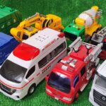 救急車、消防車、働く車が坂道を緊急走行するよ!!#おもちゃ #ミニカー #車 #はたらくくるま #minicar