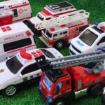 救急車や消防車、働く車が坂道を緊急走行🚗#おもちゃ #ミニカー #車 #takaratomy #はたらくくるま #minicar