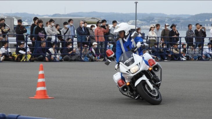 名古屋モーターサイクルショー2024　白バイ隊デモ走行！
