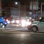 沖縄警察署から警らパトカーと新型220系クラウン緊急走行