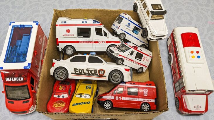 救急車を箱にまとめ、坂道を走らせた 緊急走行テスト｜”Ambulance” Minicar runs in an emergency. Slope driving test